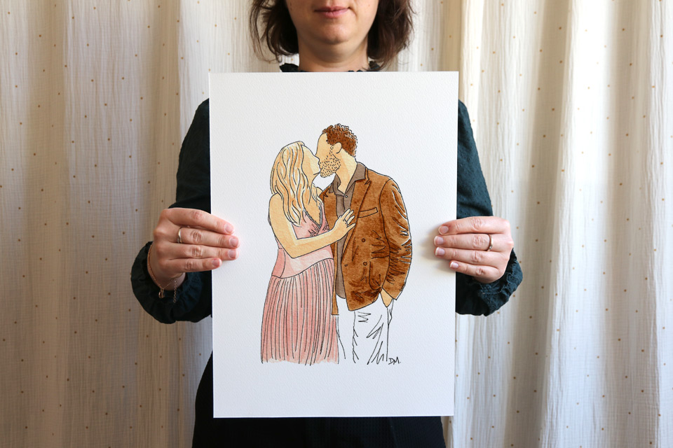 Je veux passer ma photo en peinture à l'aquarelle.