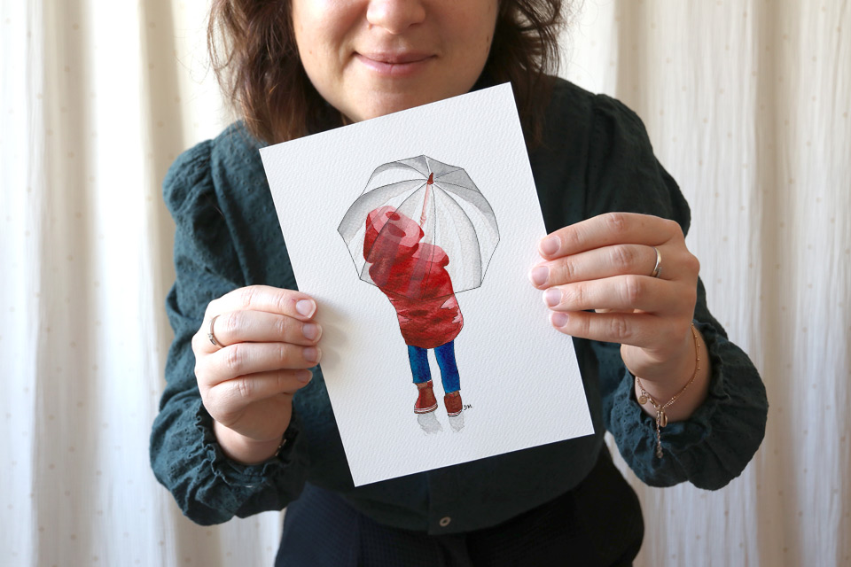 Transformer une photo en peinture à l'aquarelle.