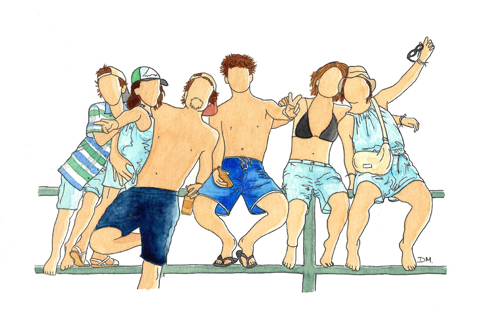 Souvenir vacances en famille