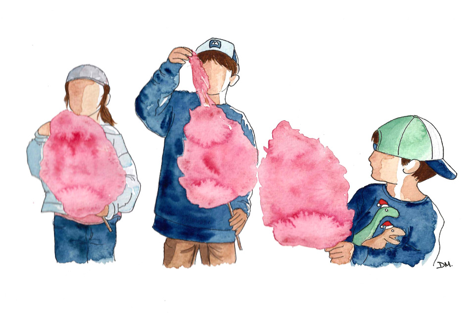 Portrait de famille personnalisé, sur mesure.