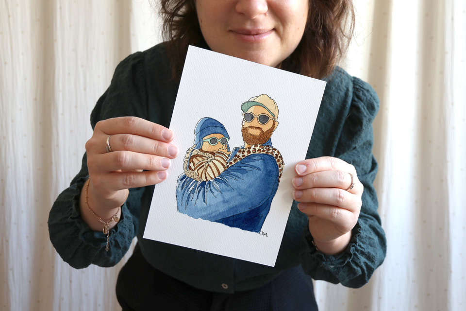 portrait père et fils