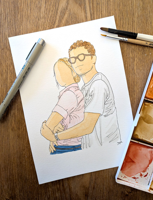 choisir une photo pour en faire un dessin