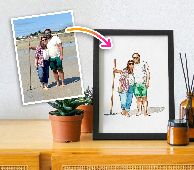 faire un dessin à partir d'une photo