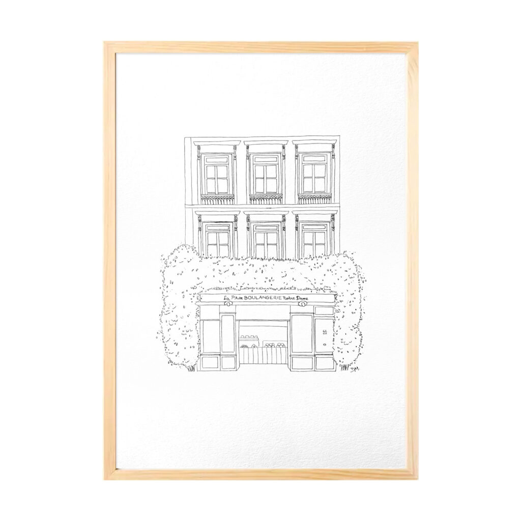 Oeuvre originale d'une boutique à Bordeaux