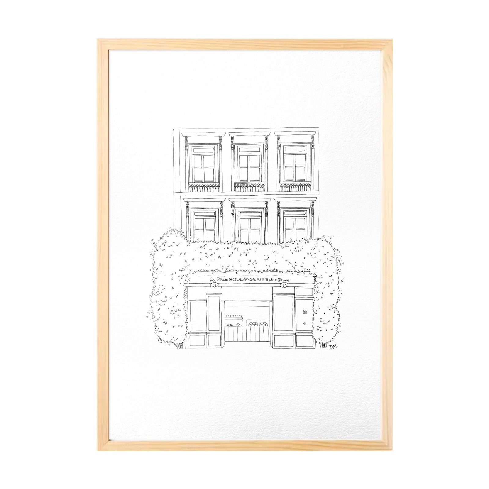 Oeuvre originale d'une boutique à Bordeaux