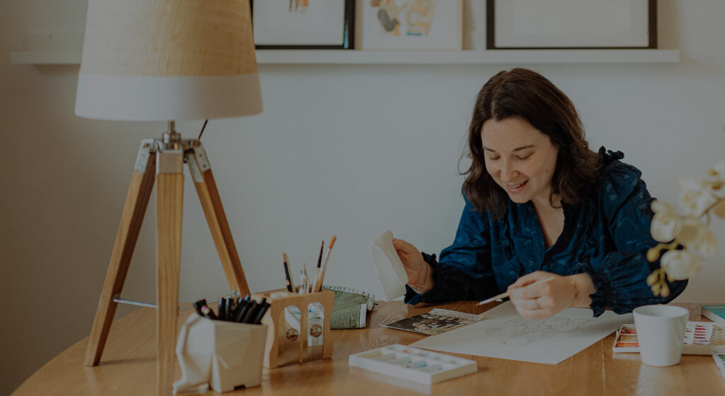 illustratrice et aquarelliste à Bordeaux