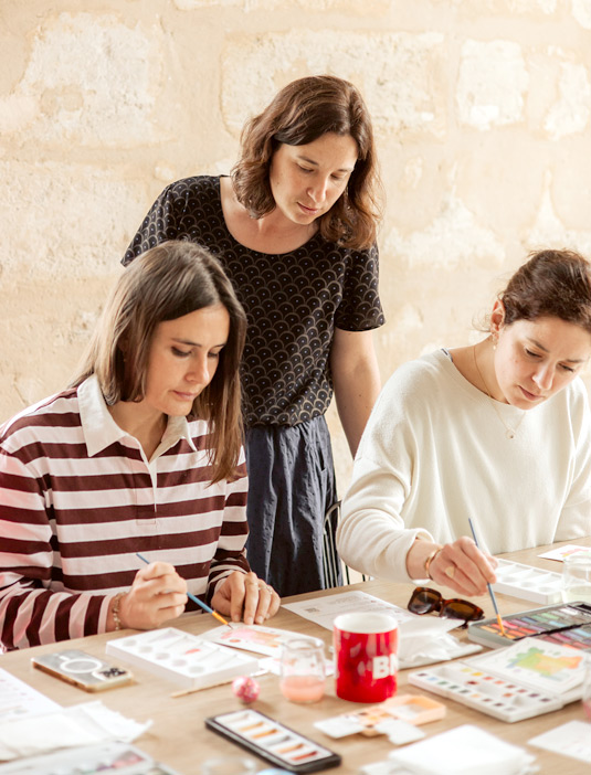 cours aquarelle à bordeaux