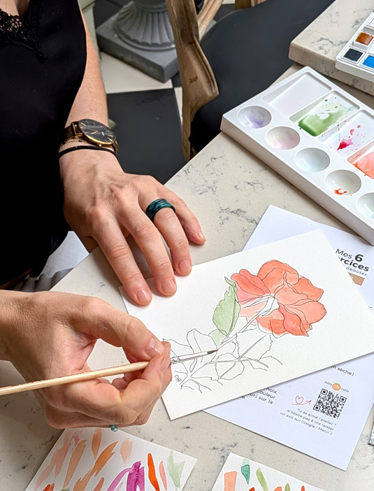 cours aquarelle à bordeaux